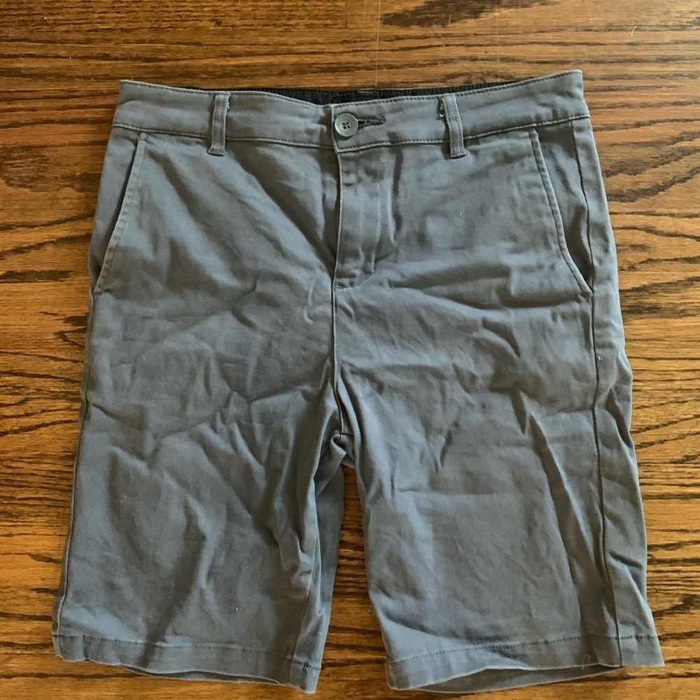 Grey cargo shorts